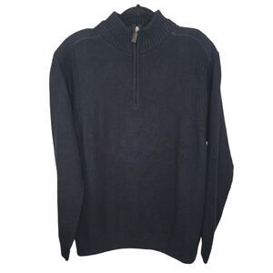 Outdoor Life Nwt quarter zip black pullover sweater Size XL